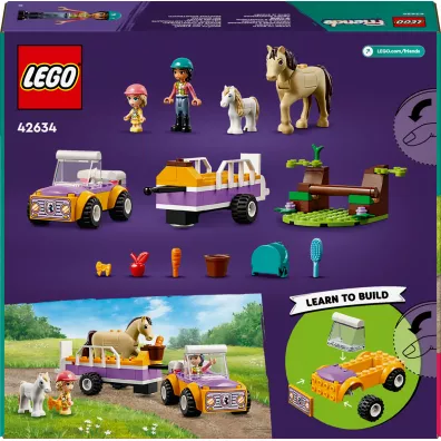 LEGO Friends Przyczepka dla konia i kucyka 42634