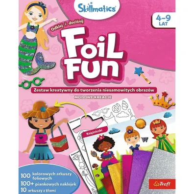 Zestaw kreatywny Skillmatics Foil Fun Modowe Kreacje Grasper Global Private Limited