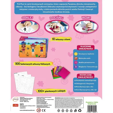 Zestaw kreatywny Skillmatics Foil Fun Modowe Kreacje Grasper Global Private Limited
