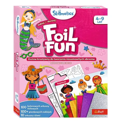 Zestaw kreatywny Skillmatics Foil Fun Modowe Kreacje Grasper Global Private Limited