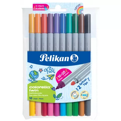 Pelikan Flamastry Colorella-Twin C304 20 kolor�w 10 szt.