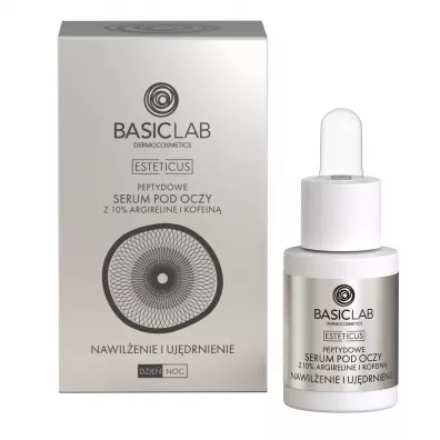 BasicLab Esteticus peptydowe serum pod oczy z 10% argireline i kofein� 15 ml