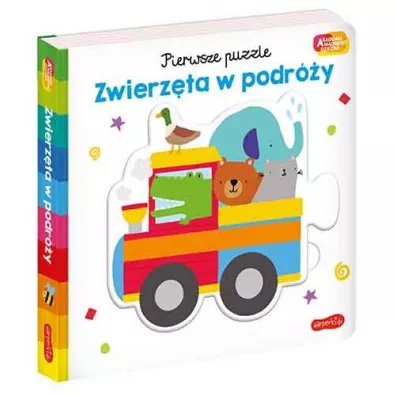 Zwierzta w podry. Akademia Mdrego Dziecka. Pierwsze puzzle