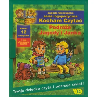 Pakiet Kocham Czyta�. Podr�e Jagody i Janka. Zeszyty 19-30 + gra planszowa - Jagoda Cieszy�ska