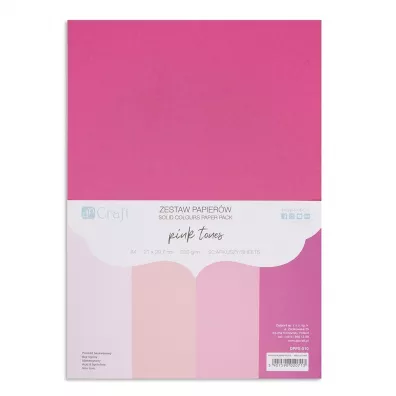 Dalprint Zestaw papier�w A4 20 arkuszy Pink tones 220g