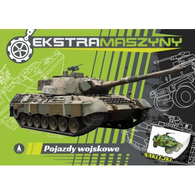 Malowanka A4  NAKLEJKI Ekstramaszyny. Pojazdy wojskowe SKRZAT 075588