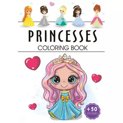 Princesses. Kolorowanka