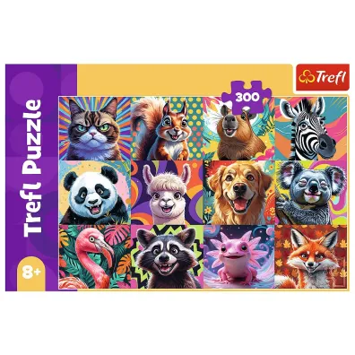 Puzzle 300 el. Zabawna wie� Trefl