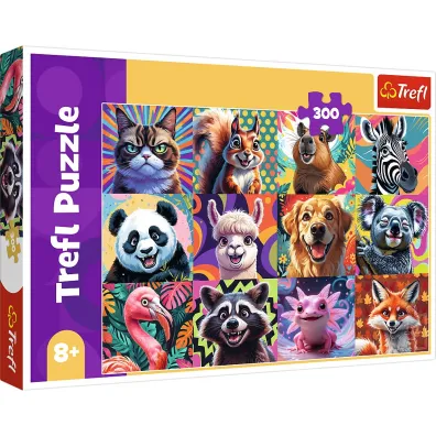 Puzzle 300 el. Zabawna wie� Trefl