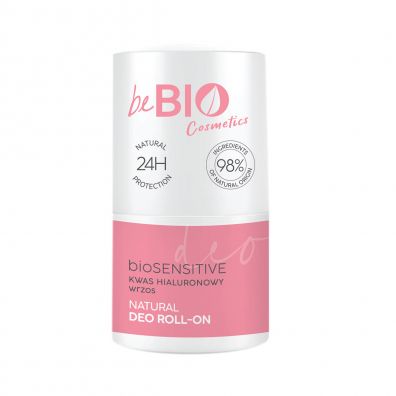 beBIO Ewa Chodakowska Naturalny dezodorant roll-on na bazie naturalnego aunu z kwasem hialuronowym i ekstraktem z wrzosu 50 ml