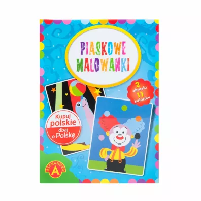 Piaskowe malowanki. Foka i Klaun Alexander