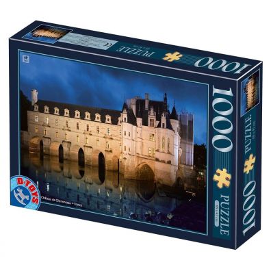 Puzzle 1000 el. Francja, Zamek Chenonceau D-Toys