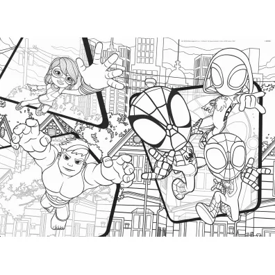 Puzzle 24 el. MaxiFloor Marvel Spidey Lisciani