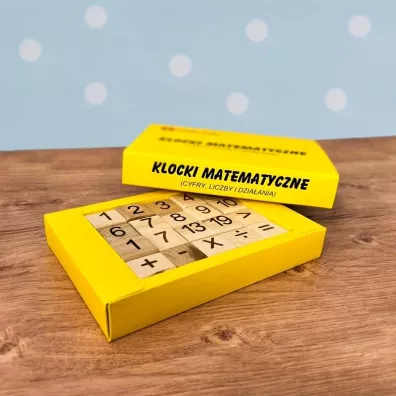 Klocki edukacyjne - Cyfry, liczby i dzia�ania mat.