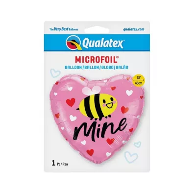 Godan Balon foliowy Bee Mine Hearts 46cm