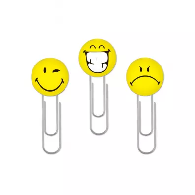 Herlitz Spinacze Smiley World Fancy 6 szt.