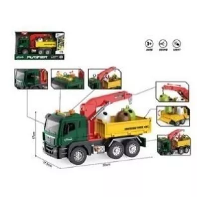 Auto �mieciarka kontener z d�wigiem 1:10 �w/d� Madej