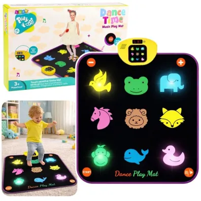 Mata taneczna zwierz�ta 5 tryb�w 3 poziomy LeanToys