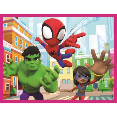 Spiderman Klocki obrotowe 12 el. Spidey