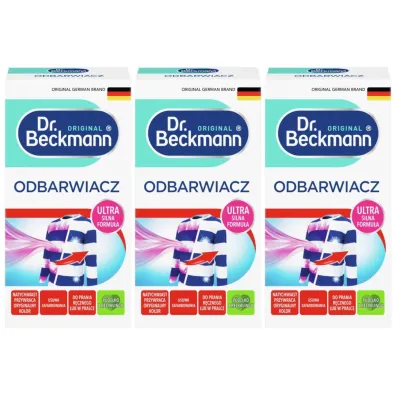 Dr. Beckmann Odbarwiacz (przywraca oryginalne kolory) Zestaw 3 x 75 g