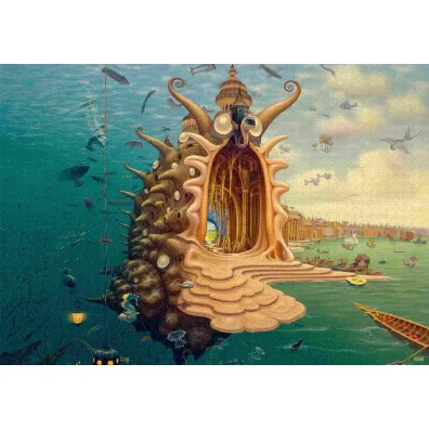 Puzzle 1000 el. Jacek Yerka Port / Harbor Good Loot