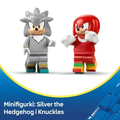 LEGO Sonic the Hedgehog Silver w samochodzie kontra Knuckles w monster trucku 77118