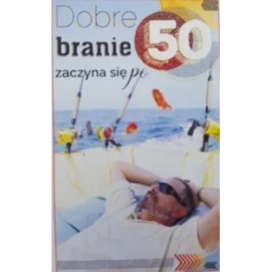 AbCard Kartka okoliczno�ciowa Urodziny 50 DH07