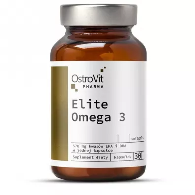 OstroVit Pharma Elite Omega 3 - suplement diety 30 kaps.