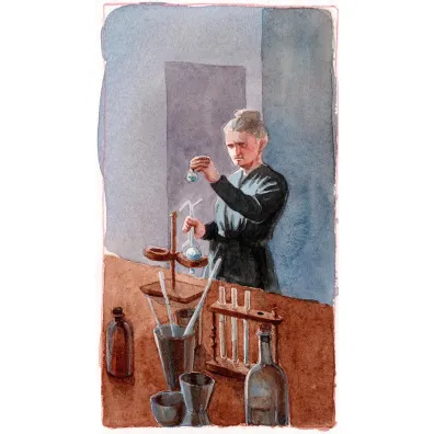 �ladami Marii Sk�odowskiej-Curie Rebel