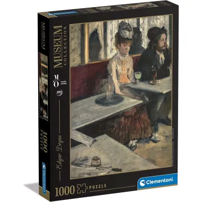 Puzzle 1000 el. Museum Collection: Degas Dans un cafe Clementoni