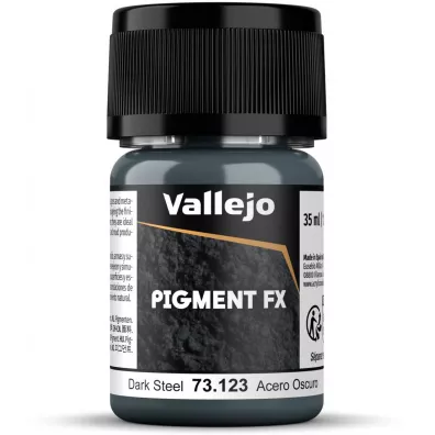 Vallejo: 73.123 - Pigment FX - Dark Steel 35ml