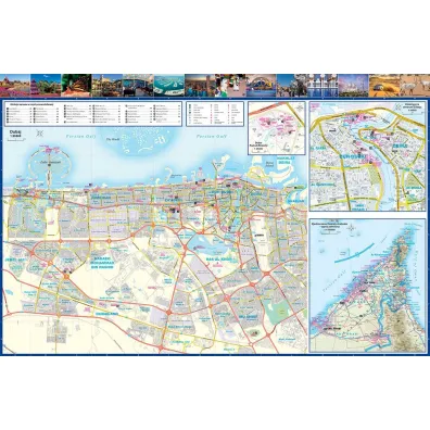 comfort!map&guide XL Dubaj, Abu Zabi 2w1 1:1 550 000