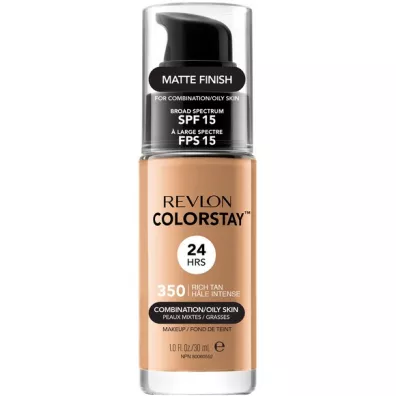 Revlon ColorStay™ Makeup for Combination/Oily Skin SPF15 podkad do cery mieszanej i tustej 350 Rich Tan 30 ml