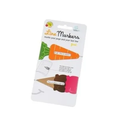 Thinking Gifts LineMarkers Wskazuj�ce zak�adki - Jedzenie
