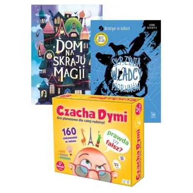 Pakiet: Dom na skraju magii, Skrzynia W�adcy Piorun�w. Detektywi na k�kach. Tom 1, Czacha dymi