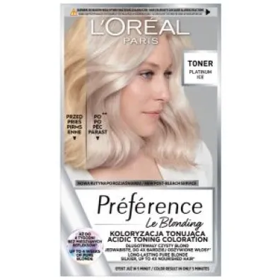LOreal Paris Toner do w�os�w Preference 01 Platinum