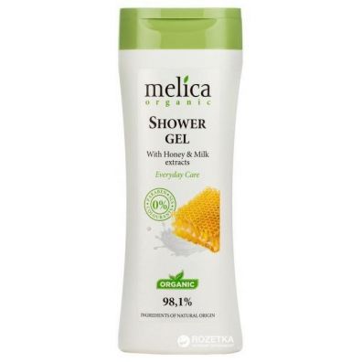 Melica Organic el pod prysznic z miodem i ekstraktem mleka 250 ml