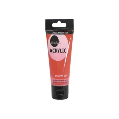 Giotto Simply acrylic brilliant red 250ml