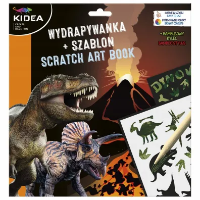 Kreatywna wydrapywanka z szablonami Derform