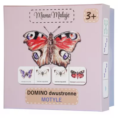 Domino dwustronne Motyle Mama Maluje