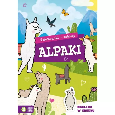 Kolorowanki i zabawy. Alpaki - Julia Nikodem