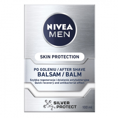 Nivea Men Skin Protection balsam po goleniu Silver Protect 100 ml
