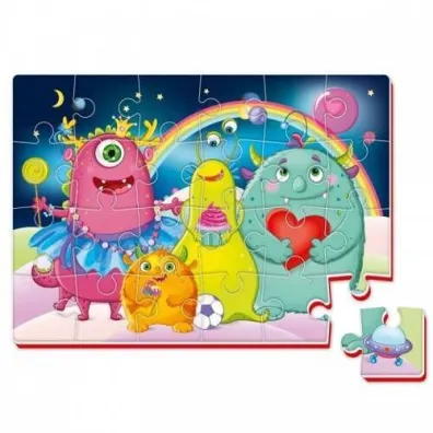 Puzzle piankowe 24 el. �mieszne zdj�cia Roter Kafer