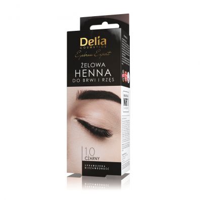 Delia Eyebrow Expert elowa henna do brwi i rzs 1.0 Czer 15 ml