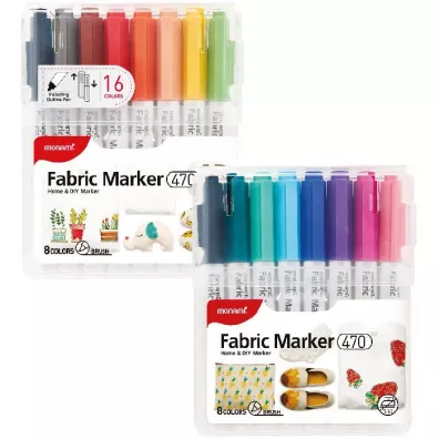 Markery do tkanin Monami S470 16 szt.