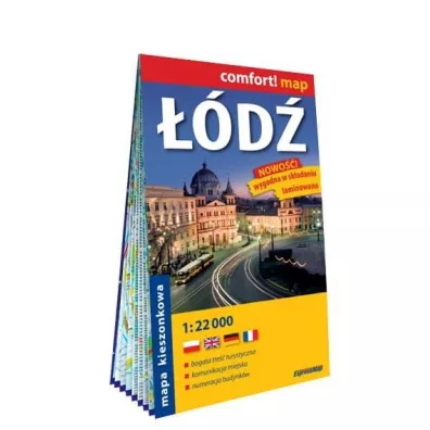 Comfort! map ��d� 1:22 000 mapa