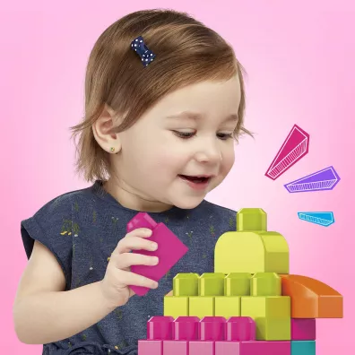 Mega Bloks. Torba r�owa 60 el.