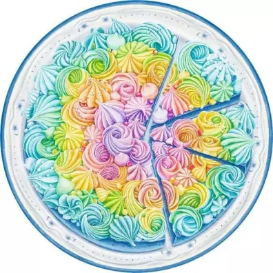 Puzzle 500 el. Paleta kolor�w: ciacho Ravensburger