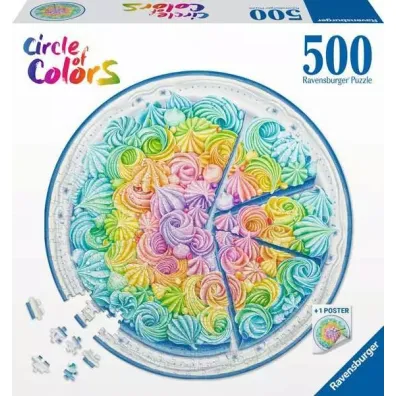 Puzzle 500 el. Paleta kolor�w: ciacho Ravensburger