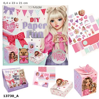 Zestaw kreatywny Paper Fun DIY Top Model 13730A Depesche